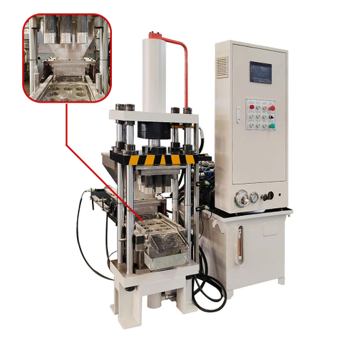 Máquina de prensa hidráulica pequeña de 4 columnas de bloque de sal de bloque de polvo de metalurgia de metales